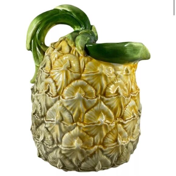 Vintage Pineapple Pitcher by Ceramica Stefani | Made in Italy - Picture 8 of 9